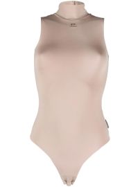 Courrges Techno Jersey Bodysuit Neutrals at Farfetch